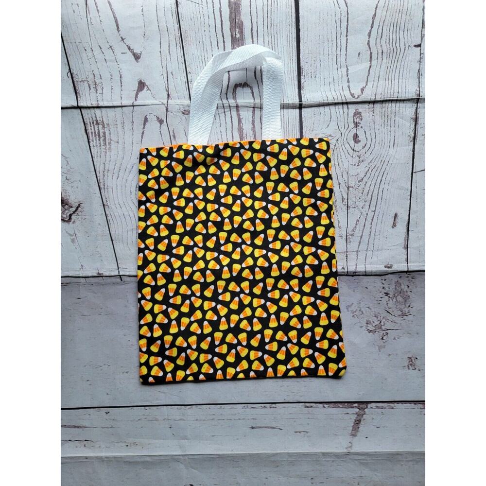 Handmade candy corn Halloween trick or treat kid's bag children's tote bag